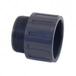 50mm Solvent Joint x 1½'' Male BSP Bush - PVCu Pressure Pipe